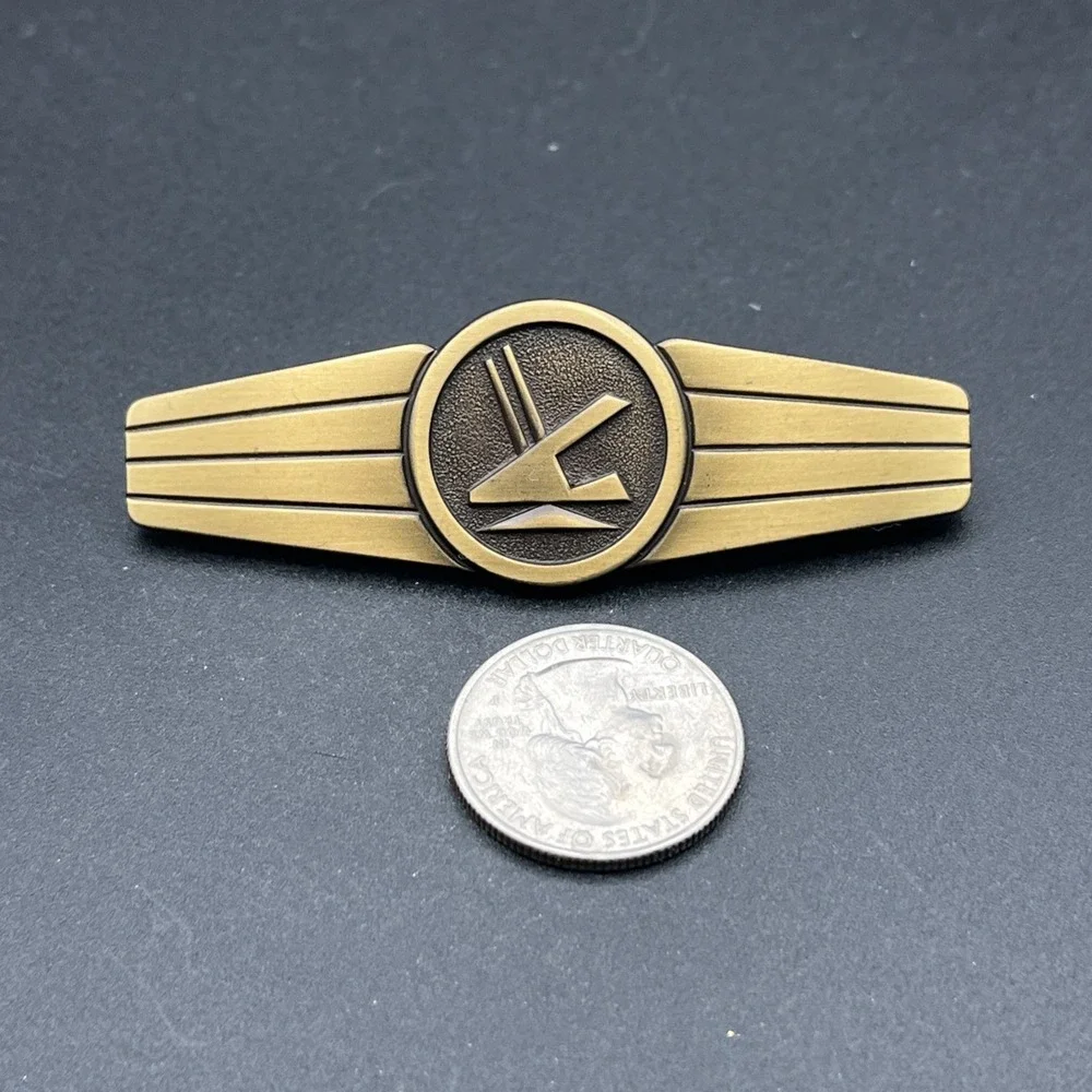 Vintage German Army Military Service Bronze Tone Lapel Hat Pin‎